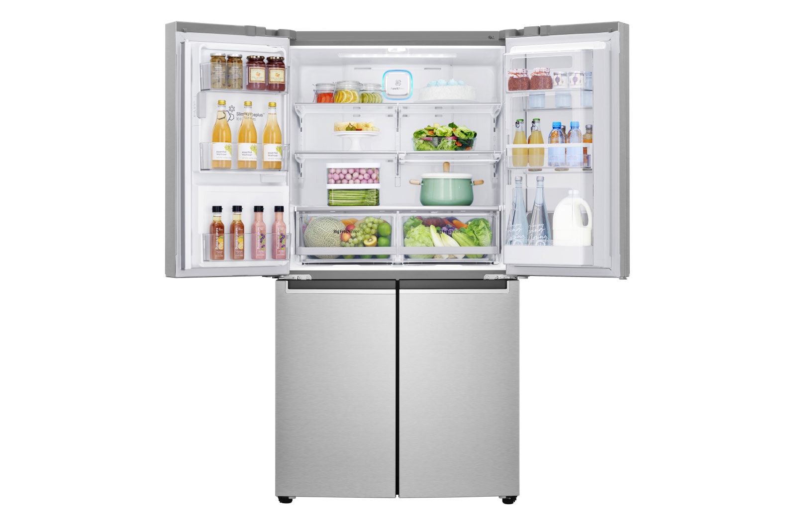 LG Door-in-Door® GMJ936NSHV Multi Door Smart Fridge Freezer - Premium Steel, GMJ936NSHV