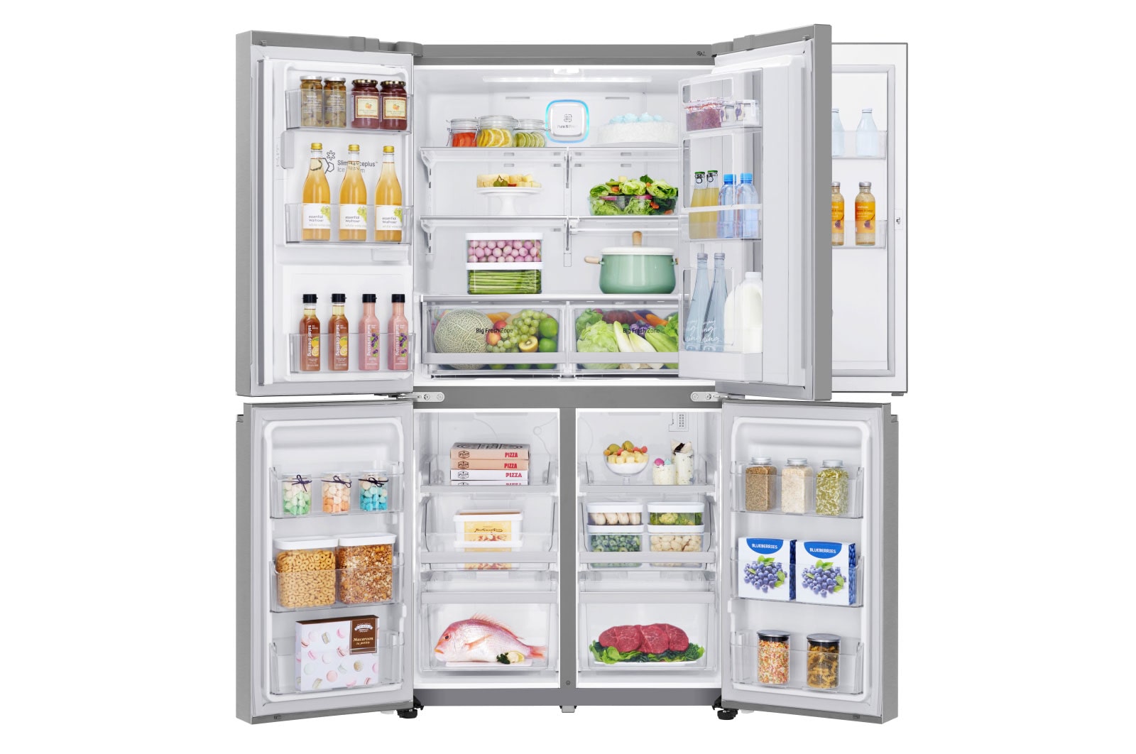 LG Door-in-Door® GMJ936NSHV Multi Door Smart Fridge Freezer - Premium Steel, GMJ936NSHV