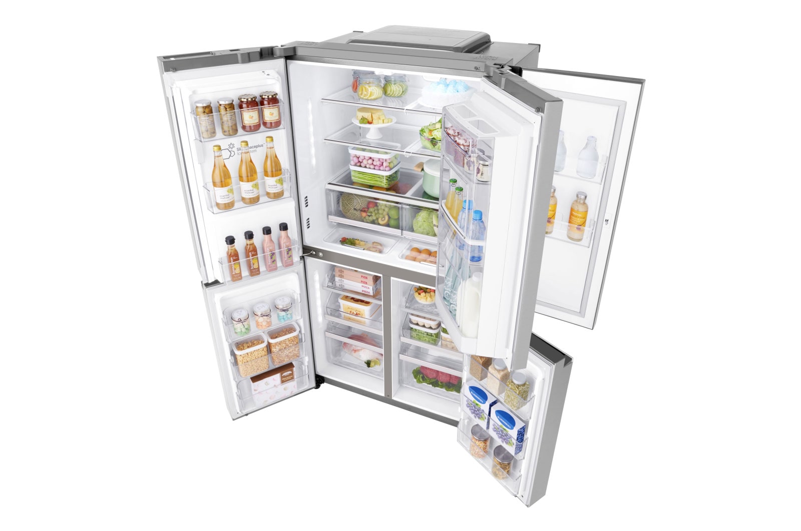 LG Door-in-Door® GMJ936NSHV Multi Door Smart Fridge Freezer - Premium Steel, GMJ936NSHV