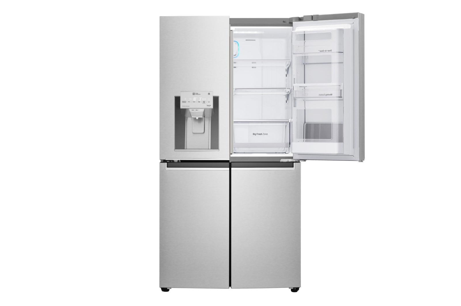 LG Door-in-Door® GMJ936NSHV Multi Door Smart Fridge Freezer - Premium Steel, GMJ936NSHV