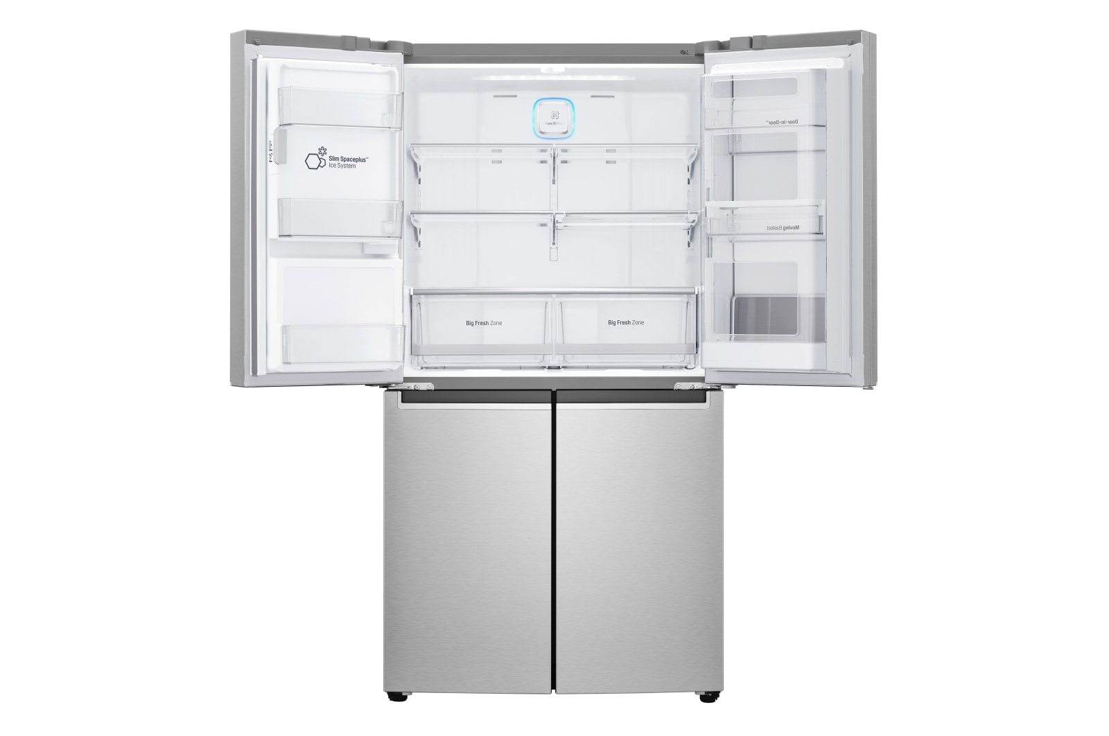 LG Door-in-Door® GMJ936NSHV Multi Door Smart Fridge Freezer - Premium Steel, GMJ936NSHV