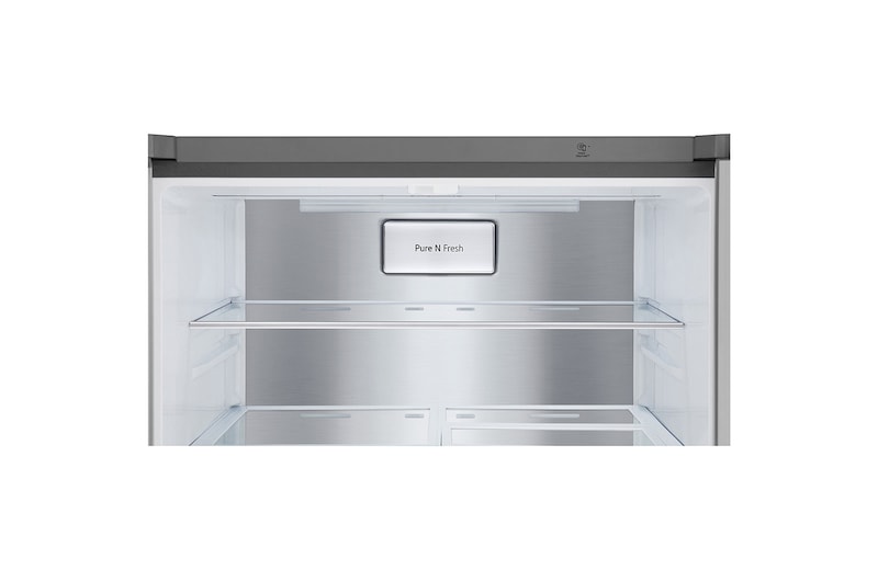 LG 506L Multi Door Fridge Freezer Water & Ice Dispenser, Shiny Steel, GML844PZ6F