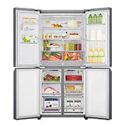 LG DoorCooling™ GML844PZKV Slim Multi-Door Fridge Freezer, 506L, Shiny Steel  - F, GML844PZKV