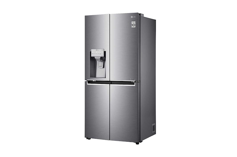 LG DoorCooling™ GML844PZKV Slim Multi-Door Fridge Freezer, 506L, Shiny Steel - F, GML844PZKV