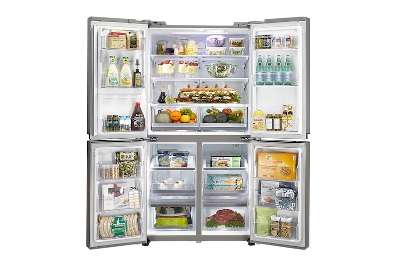 LG A+ Energy Rated Multidoor Refrigerator with Plumbed Water & Ice Dispenser, GML916NSHV