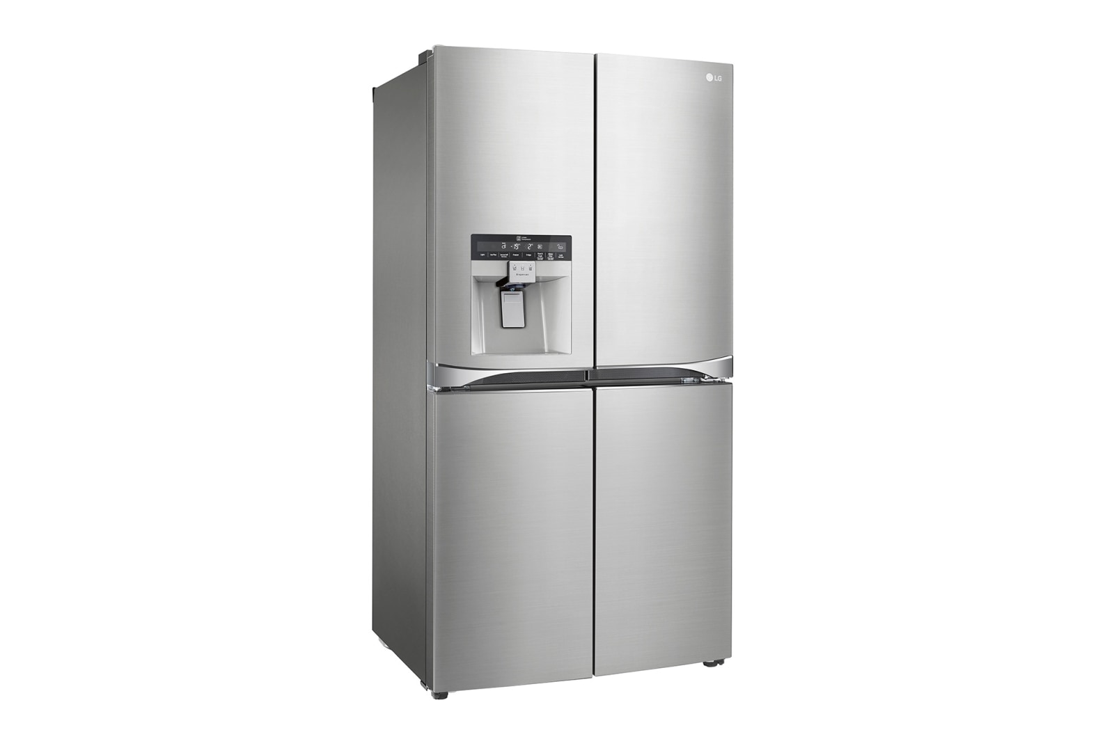 LG A+ Energy Rated Multidoor Refrigerator with Plumbed Water & Ice Dispenser, GML916NSHV