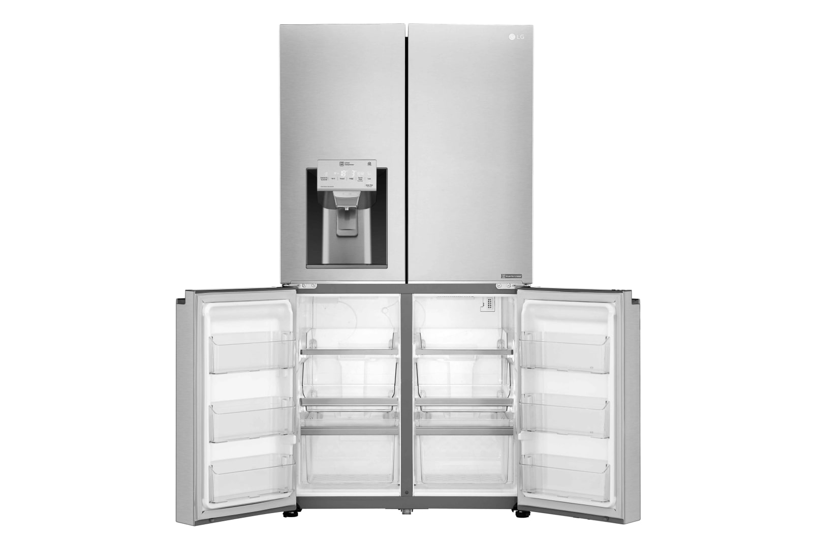 LG GML936NSHV Multi Door Smart Fridge Freezer - Premium Steel, GML936NSHV