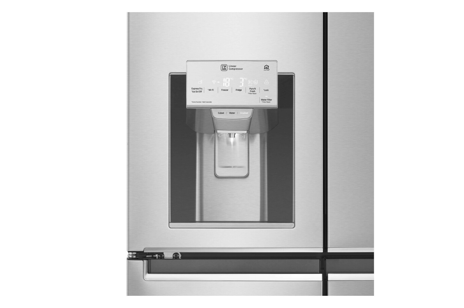 LG GML936NSHV Multi Door Smart Fridge Freezer - Premium Steel, GML936NSHV