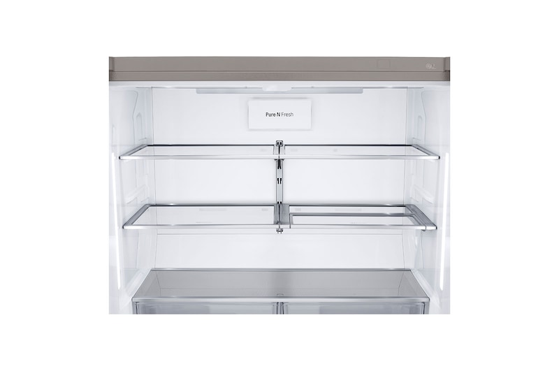 LG 641L Multi Door Fridge Freezer Total No Frost, Shiny Steel, GML945PZ8F