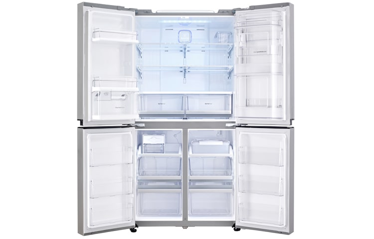 LG A+ ENERGY RATED DOOR-IN-DOOR SIDE-BY-SIDE PREMIUM STEEL FRIDGE FREEZER, GMM916NSHV
