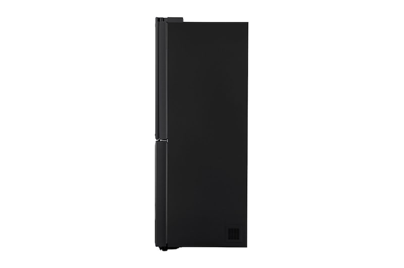 LG 508L InstaView™ American Style Fridge Freezer Matte Black Total No Frost, GMX844MC6F