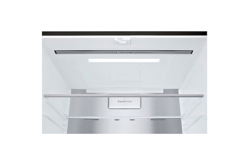 LG 508L InstaView™ American Style Fridge Freezer Matte Black Total No Frost, GMX844MC6F