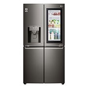 LG InstaView Door-in-Door™ GMX936SBHV Multi-Door Fridge Freezer , 571L, American Black - F, GMX936SBHV
