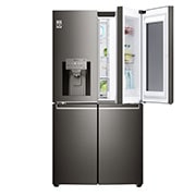 LG InstaView Door-in-Door™ GMX936SBHV Multi-Door Fridge Freezer , 571L, American Black - F, GMX936SBHV
