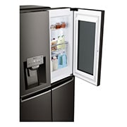 LG InstaView Door-in-Door™ GMX936SBHV Multi-Door Fridge Freezer , 571L, American Black - F, GMX936SBHV