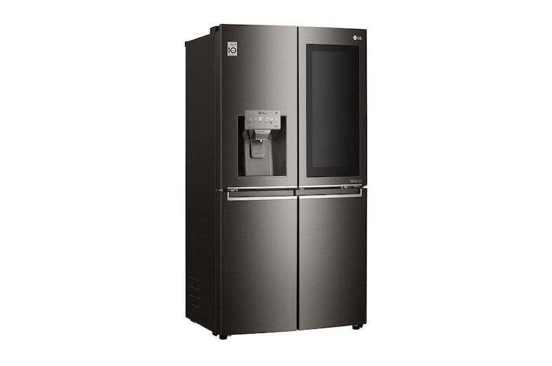 LG InstaView Door-in-Door™ GMX936SBHV Multi-Door Fridge Freezer , 571L, American Black - F, GMX936SBHV