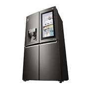 LG InstaView Door-in-Door™ GMX936SBHV Multi-Door Fridge Freezer , 571L, American Black - F, GMX936SBHV