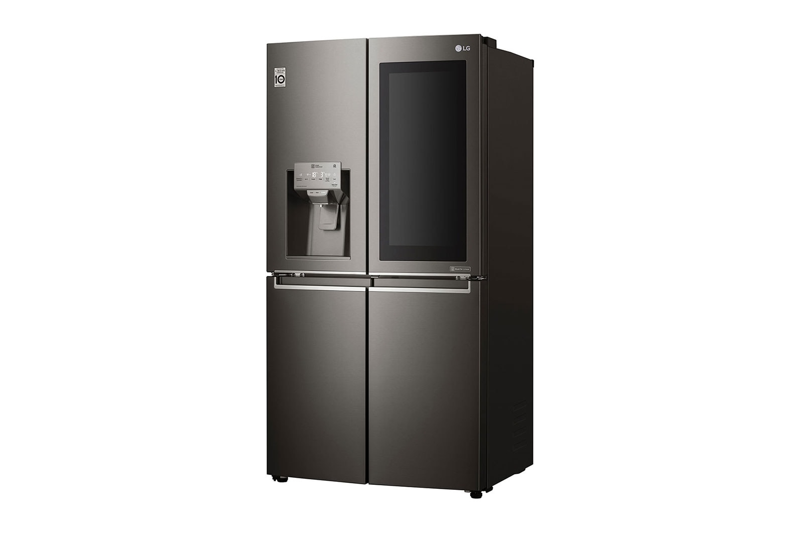LG InstaView Door-in-Door™ GMX936SBHV Multi-Door Fridge Freezer , 571L, American Black - F, GMX936SBHV