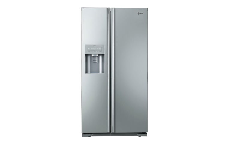 LG American Style Fridge Freezer in Brushed Steel, GS5163AVLZ