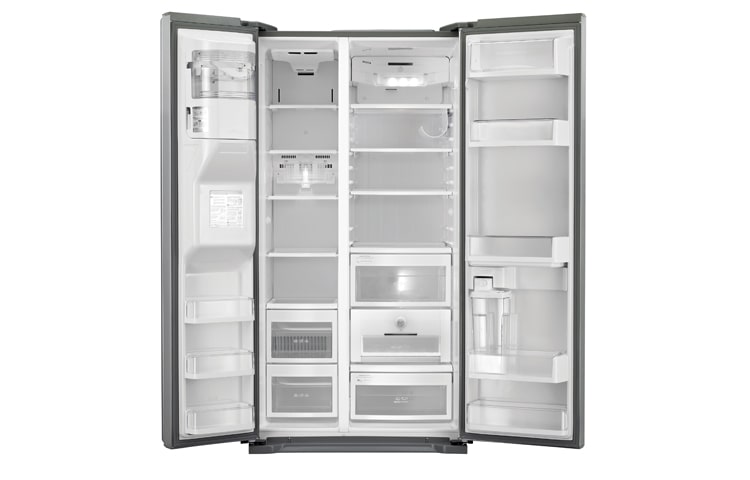 LG American Style Fridge Freezer in Stainless Steel, GS5163SVLV