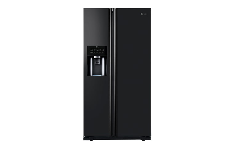 LG American Style Fridge Freezer in Black., GS5163WBMV