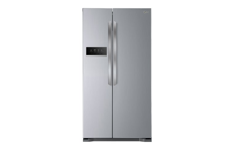 LG American Style Premium Steel Fridge Freezer, GSB325NSQV