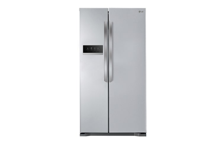 LG American Style Platinum Silver Fridge Freezer, GSB325PVQV