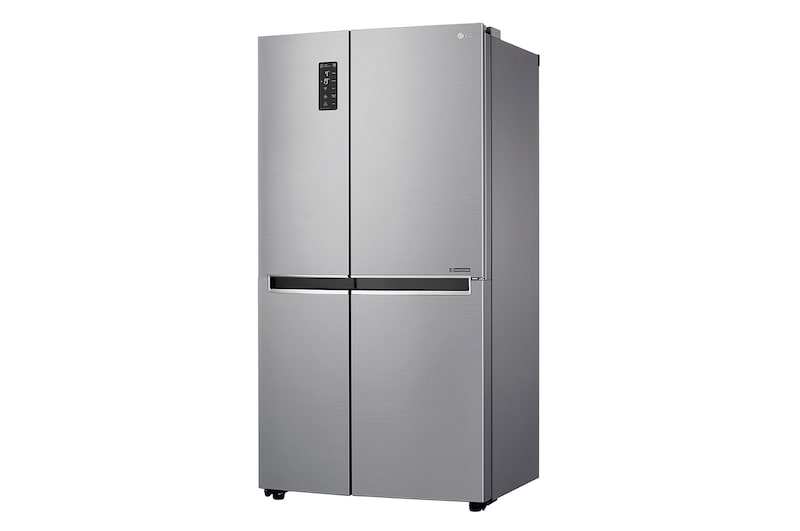 LG Inverter Linear Compressor™ GSB760PZXV American style Fridge Freezer, 642L, Shiny Steel- F, GSB760PZXV