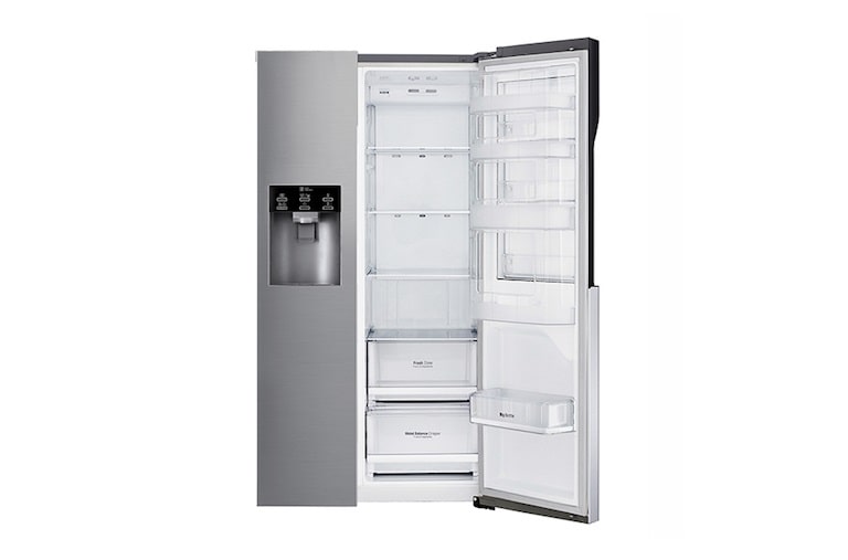 LG Door-in-Door™ GSJ560PZXV American style Fridge Freezer , 606L, Shiny Steel -F, GSJ560PZXV
