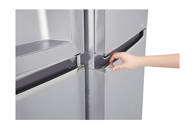 LG A+ Energy Rated Smart Refrigerator with Door-in-Door™ and Non Plumbed Water, GSJ961NSBV