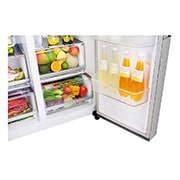 LG Door-in-Door™ GSJ961NSVV American style Fridge Freezer, 625L, Premium Steel -F, GSJ961NSVV