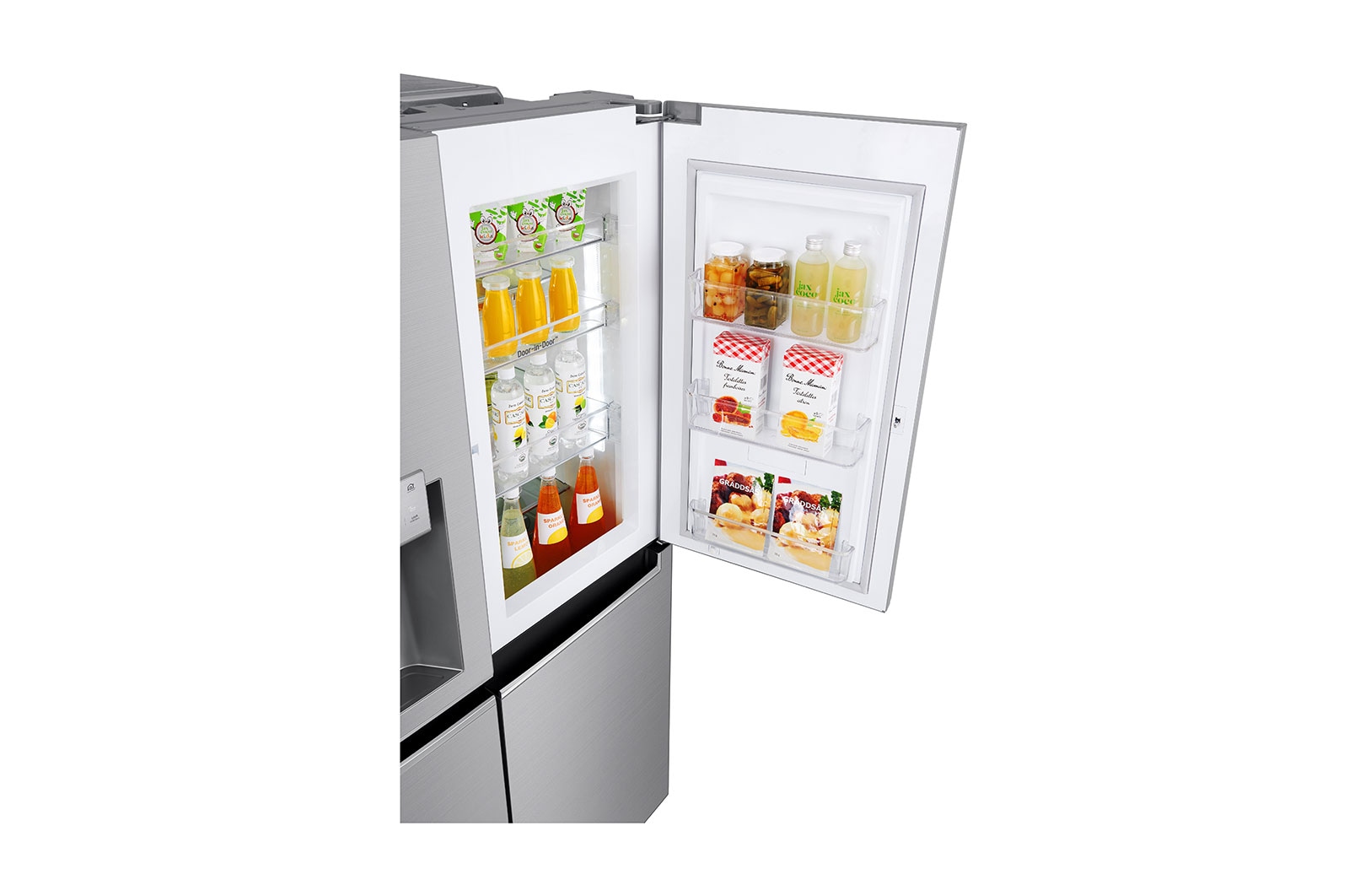 LG Door-in-Door™ GSJ961PZVV American style Fridge Freezer , 625L, Shinny Steel -F, GSJ961PZVV