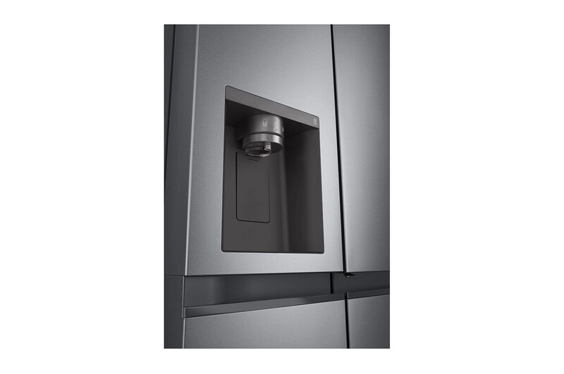 LG 635L American Style Fridge Freezer Total No Frost, Dark Graphite, GSJV50DSXF
