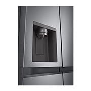 LG 635L American Style Fridge Freezer Dark Graphite Total No Frost, GSJV51DSXF
