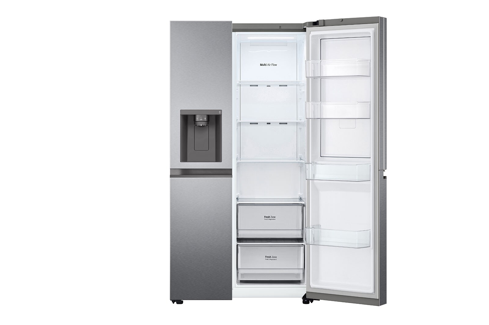 LG 635L American Style Fridge Freezer Dark Graphite Total No Frost, GSJV51DSXF