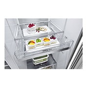 LG 635L American Style Fridge Freezer Stainless Steel Water & Ice Dispenser, GSJV90BSAE