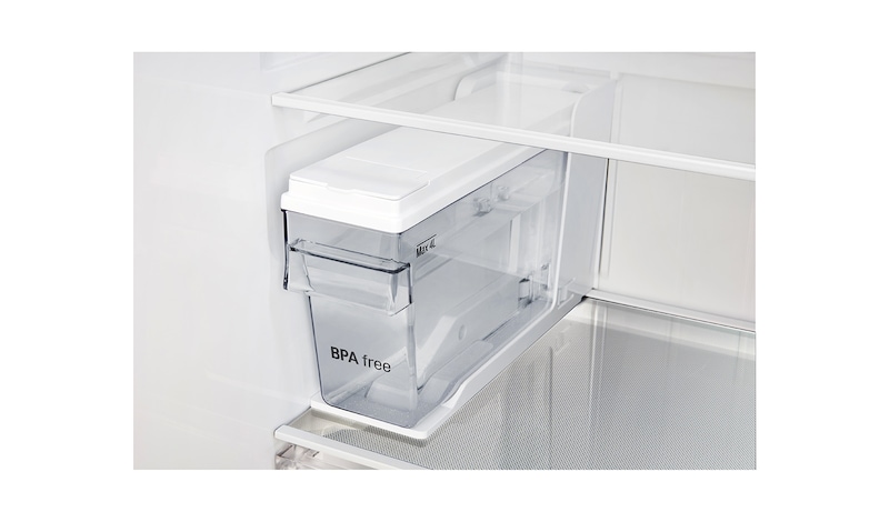 LG F rated Refrigerator with Non-Plumbed Water and Ice Dispenser and Inverter Linear Compressor, GSL361ICEZ