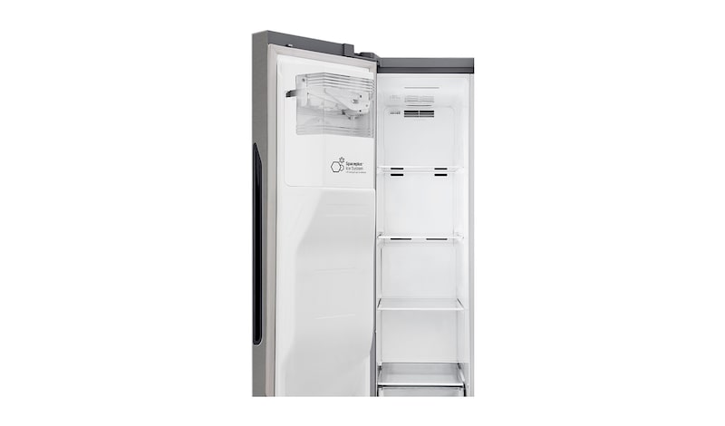 LG F rated Refrigerator with Non-Plumbed Water and Ice Dispenser and Inverter Linear Compressor, GSL361ICEZ