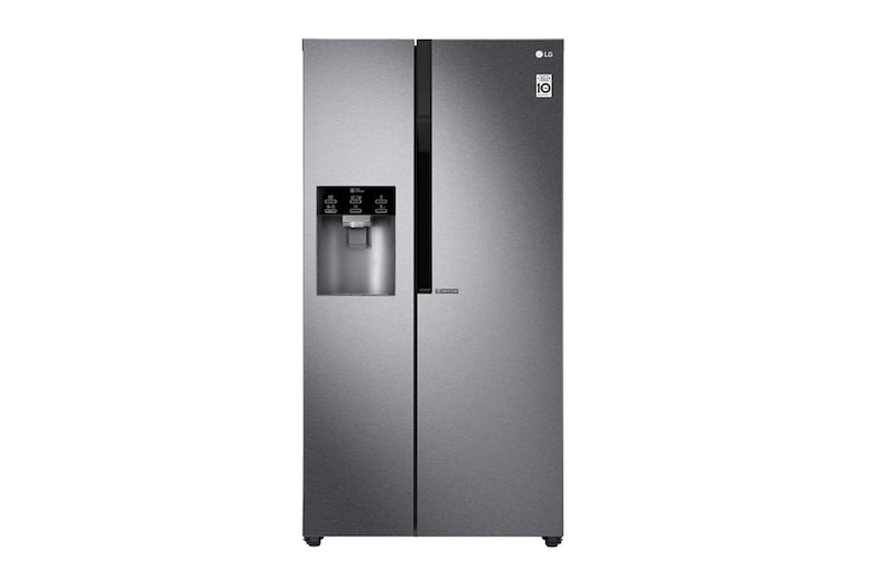 LG Inverter Linear Compressor™ GSL460ICEV American style Fridge Freezer, 606L, Dark Graphite - F, GSL460ICEV