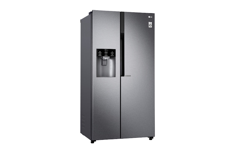 LG Inverter Linear Compressor™ GSL460ICEV American style Fridge Freezer, 606L, Dark Graphite - F, GSL460ICEV