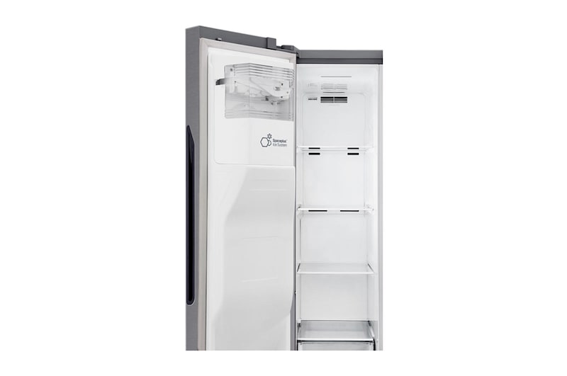 LG Inverter Linear Compressor™ GSL460ICEV American style Fridge Freezer, 606L, Dark Graphite - F, GSL460ICEV