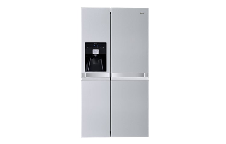 LG American Style Premium Steel Fridge Freezer, (Gross Capacity 601 Litres), GSL545NSQV