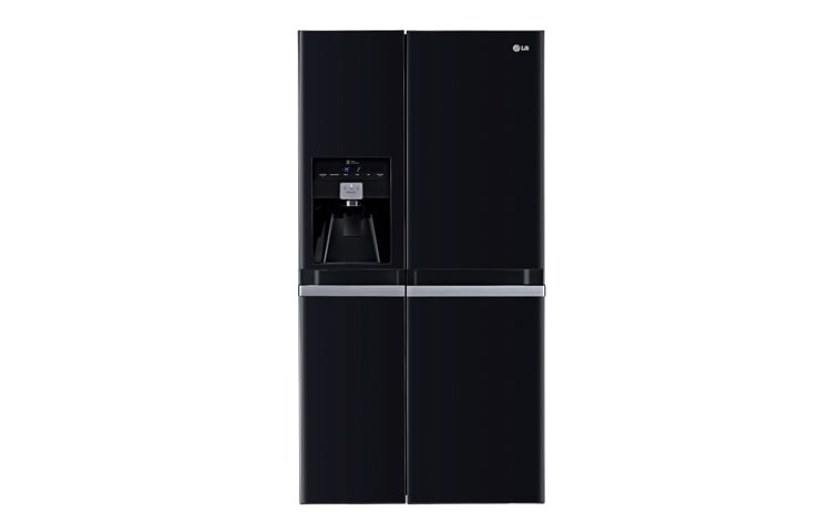 LG American Style Black Fridge Freezer, (Gross Capacity 601 Litres), GSL545WBQV