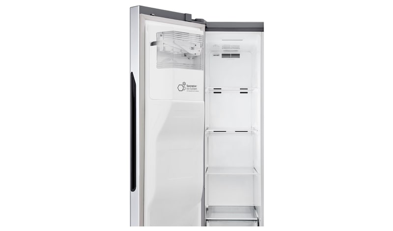 LG Inverter Linear Compressor™ GSL560PZXV American style Fridge Freezer, 606L, Shiny Steel- F, GSL560PZXV