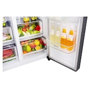 LG Inverter Linear Compressor™ GSL561PZUZ American style Fridge Freezer, 606L, Shiny Steel- F, GSL561PZUZ