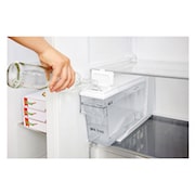 LG Inverter Linear Compressor™ GSL561PZUZ American style Fridge Freezer, 606L, Shiny Steel- F, GSL561PZUZ