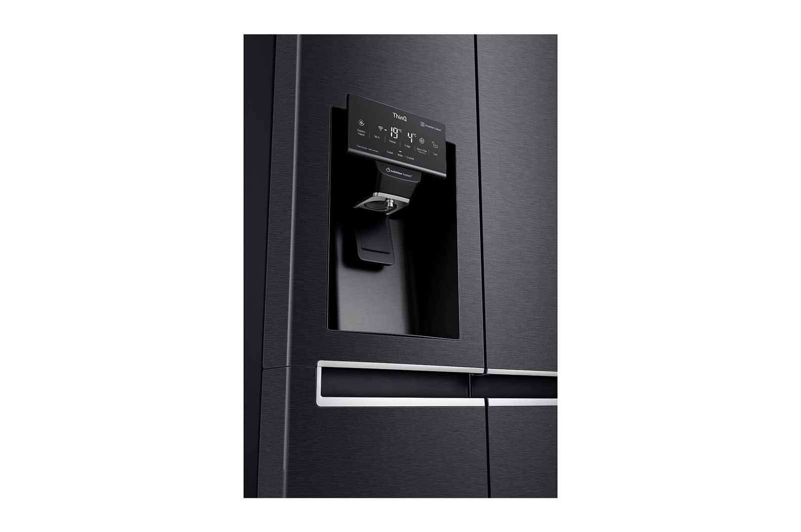 LG DoorCooling+™ GSL760MCKV American style Fridge Freezer - Matte Black - F, GSL760MCKV