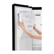 LG DoorCooling+™ GSL760MCKV American style Fridge Freezer - Matte Black - F, GSL760MCKV