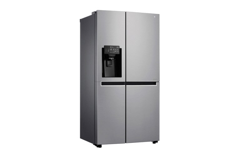 LG Inverter Linear Compressor™ GSL760PZXV American style Fridge Freezer, 601L, Shiny Steel- F, GSL760PZXV