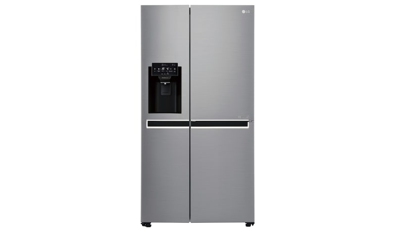 LG Inverter Linear Compressor™ GSL760PZXV American style Fridge Freezer, 601L, Shiny Steel- F, GSL760PZXV